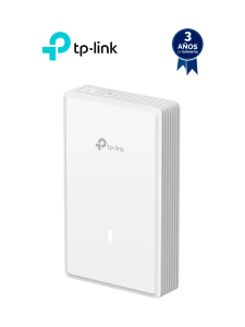 TP-LINK EAP725-Wall- Punto de acceso Wi-Fi 7 para montaje en pared BE3600, Hasta 2882Mbps en 5 GHz y 688Mbps en 2,4 GHz para alcanzar un total de 3570Mbps, 1 puerto 2,5 GbE, Funciones avanzadas, Gestión centralizada y Mesh