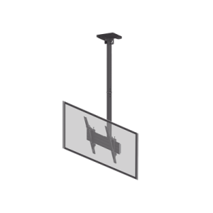 Montaje de Techo para Pantallas de 32"- 75I"| VESA 100 X 100 HASTA 400 X 400| Capacidad Máxima de Carga 50Kg