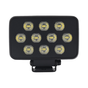 Luz de Trabajo Ultra brillante Cuadrada, 10 LED, 8937 Lúmenes, 12-24 Vcd