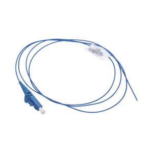 Pigtail de Fibra Óptica LC Simplex, Monomodo OS2 9/125, 900um, Color Azul, 1 Metro (3.28 Pies)