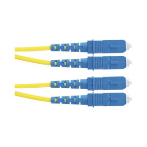 Jumper de Fibra Optica Monomodo 9/125 OS2, SC-SC Duplex, OFNR (Riser), Color Amarillo, 5 Metros (16.40 Pies)