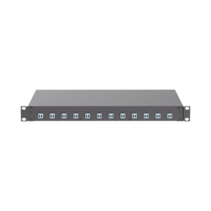 Distribuidor de Fibra Óptica, Con 12 Conectores LC Duplex (24 Fibras), Para Fibra Multimodo OM3/OM4, 1 UR