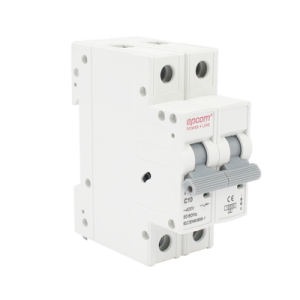 Protección Térmica/ Interruptor 2P, 10 A, Corriente Alterna 400 Vca para Aplicación Fotovoltaica Montaje Riel DIN