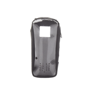 Funda de Piel Reforzada, con Frente Transparente para Serie Satelital IC-SAT100.