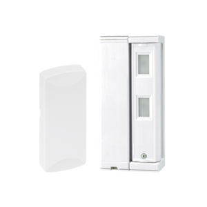 Sensor de Movimiento Inalambrico/ Tipo Cortina / Ajuste de detección 2m o 5m / 100% Exterior / Inalámbrico / Incluye transmisor SFWST232 para paneles Honeywell / Proteja fachadas, puertas, ventanas, balcones y mas!