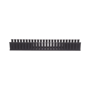 Canaleta Ranurada de PVC sin Tapa, Tipo G, 108 mm de Ancho, 104.1 mm de Alto y 1828.8 mm de Largo, Color Negro