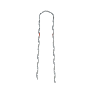 Remate Preformado para Fibra Óptica Figura 8, Span 100 m, para mensajero de acero con diámetro Φ 3.6 mm