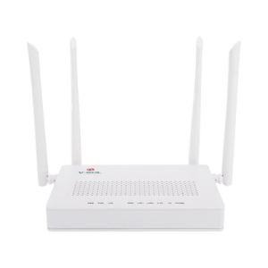 ONU Dual G/EPON con Wi-Fi AC de doble banda, 1 puerto SC/UPC + 2 puertos LAN Gigabit + 1 puerto FXS