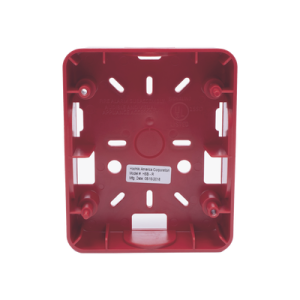 Caja Trasera Resistente a la Intemperie, Roja (para usar con la serie de estrobos HE) (0500-06360) De Hochiki