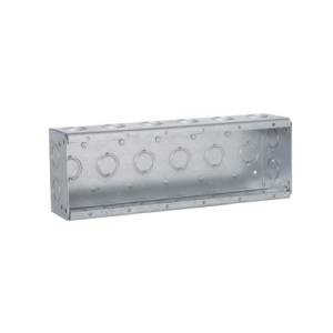 Caja de 6 Gang/Profundidad 2 1/2"/28 Entradas 1/2"-3/4".
