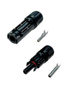 HYXIPOWER EPL01 - Par de Conectores MC4 para Módulos Fotovoltaicos / Protección contra Agua / Resistencia contra la tensión / Conector Hembra - Macho