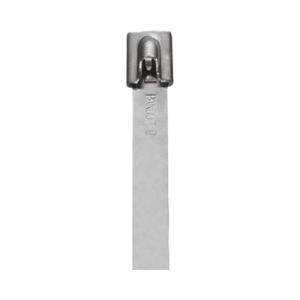 Cincho StrongHold de Acero Inoxidable Tipo 304, 679 mm largo x 25 mm ancho, Color Metálico, Paquete de 50pz