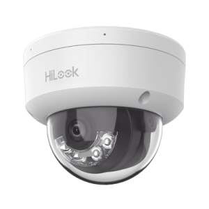 HiLook Series / Domo IP de 2 Megapixel (1080p) / Lente 2.8 mm / 30 mts IR / Micrófono Integrado / Exterior IP67 / PoE / dWDR / H.265+ / ONVIF