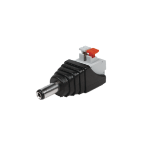 Adaptador Tipo Jack de 3.5 mm Macho Polarizado de 12 Vcc con Terminales de Presión