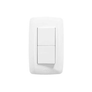 Apagador Duplex de 10 A / 127 V CA ~60 HZ / Color Blanco.