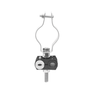 KIT de Un Sujetador de plástico para dos cables de 6 a 8 mm con todo y hardware de instalación en tubos de 1 1/4 in