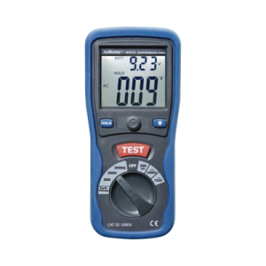KIT de Medidor de Resistencia a Tierra Digital ( Terrómetro ), a 3 hilos CAT III / 1000 V.