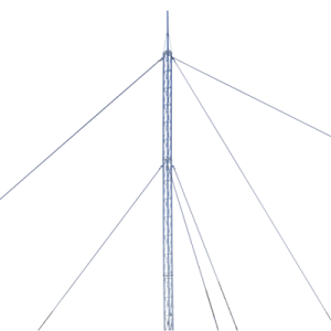 Kit de Torre Arriostrada de Techo de 9 m con Tramo STZ30 Galvanizado Electrolítico (No incluye retenida).