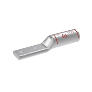 Zapata de compresión Aluminio LAB750-12-24R para cal. 750 Kcmil, Doble barreno para tornillo prisionero de 1/2, Espaciado de orificio 44.45mm, 1 Pz