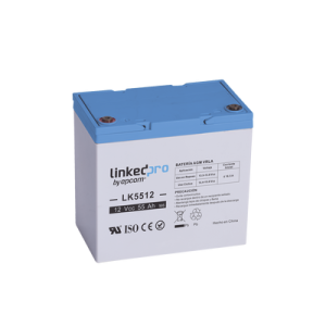 Batería de respaldo 12 V | 55 Ah | AGM | Especial para Seguridad Electrónica | UPS | Sistemas de Emergencia | Vida útil 5 años | Terminales T2