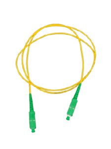 TCE - LMN-FO-SCA-SCA-01 - Jumper SC-SC Monomodo / APC / Simplex 2 mm / 1 metro / Amarillo