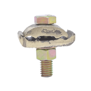 Conector 2 Cables a Superficie Plana / Bronce 100% / Cable 4-2/0 AWG / Sin Soldadura / 2.5x4x3 cm (1x1.6x1.2 in)