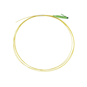 Pigtail de Fibra Óptica Monomodo LC/APC, Simplex de 1 Metro (3.28 Pies)