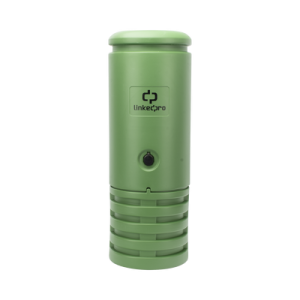 Pedestal para Cajas de Empalme de Fibra Óptica Cilíndrico Color Verde con Bracket Estándar (No Incluye Caja de Empalme)