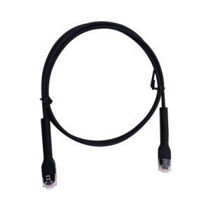 Mini Patch Cord Cat6 Ultra Slim 1.5 Metros (4.92 Pies) Negro ? Ahorra Espacio sin Organizadores, con Bota Flexible