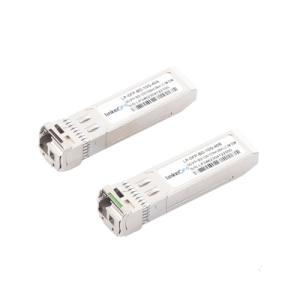 Transceptores Ópticos Bidireccionales SFP+ (Mini-Gbic) / Monomodo 1270 & 1330 nm / 10 Gbps / 1000BASE-BX / Conector LC/UPC Simplex / DDM / Hasta 40 km / 2 Piezas