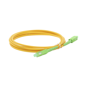 Jumper de Fibra Óptica Monomodo SC/APC-SC/APC Simplex de 3 Metros (9.84 Pies), 3mm