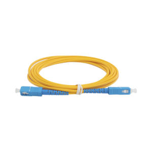 Jumper de Fibra Óptica Monomodo SC/UPC-SC/UPC Simplex de 3 Metros (9.84 Pies), 3mm
