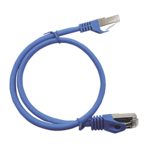 Patch Cord Cat6A 10G Blindado 3.0 Metros (9.84 Pies) Azul