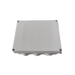 Caja de Derivación-Conexión para Exterior IP65 con 10 Entradas / 200 x 155 x 80 mm / Sellado Seguro con Empaque + 4 Tornillos / Resiste Agua, Polvo y Sol Directo