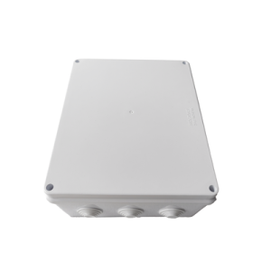 Caja de Derivación-Conexión para Exterior IP65 con 12 Entradas / 300 x 250 x 120 mm / Sellado Seguro con Empaque + 4 Tornillos / Resiste Agua, Polvo y Sol Directo