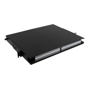 Distribuidor de Fibra Óptica de Alta Densidad LigthVerse *Plus* Para Rack de 19 Pulgadas, Acepta 4 Placas Plug and Play, Hasta 96 Fibras, 1 UR