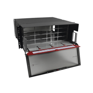 Distribuidor de Fibra Óptica de Alta Densidad LigthVerse *Pro* Para Rack de 48.26 cm (19 Pulgadas), Acepta 16 Placas Plug and Play, Hasta 384 Fibras, 4 UR