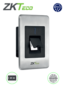 ZKTECO FR1500S - Lector Esclavo De Huella BIO ID Tarjetas ID 125 Khz / IP65 / RS485 y Led Indicador de Estado / Compatible con Paneles InBio (no incluye fuente / se energiza desde el panel)