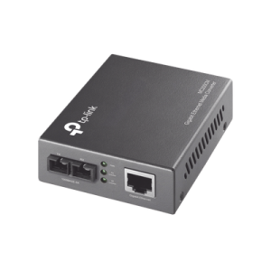 Convertidor Fibra Óptica Multimodo / 1 Puerto RJ45 10/100/1000 Mbps / Puerto Fibra Óptica SC 1000 Mbps / Hasta 550 metros / Plug and Play