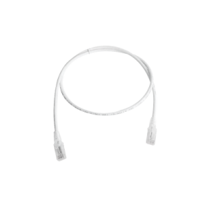 Patch Cord MC5 Modular Cat5e UTP, CM/LS0H, 2.13 Metros (7 Pies), Color Blanco, Versión Bulk (Sin Empaque Individual)