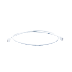 Patch Cord MC6 Modular Cat6 UTP, CM/LS0H, 0.91 Metros (3 Pies), Color Blanco, Versión Bulk (Sin Empaque Individual)