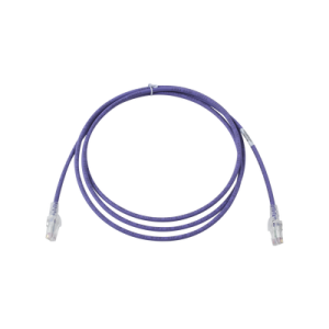 Patch Cord MC6 Modular Cat6 UTP, CM/LS0H, 2.13 Metros (7 Pies), Color Violeta, Versión Bulk (Sin Empaque Individual)