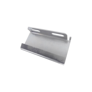Placa salida a tubo automática para peralte de 66mm y 116mm, con acabado Electro Zinc