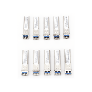 Paquete de 10 Piezas del Transceptor Industrial mini-Gbic SFP 1G LC TX:1310nm Para Fibra Mono Modo 20 Km