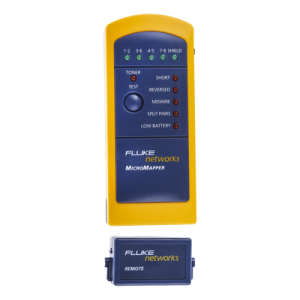 Probador de Mapa de Cableado MicroMapper, para Verificar Rápida y Fácilmente la Integridad del Cableado de Par Trenzado de Ethernet