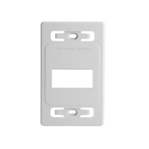 Placa de Pared Modular MAX, de 3 Salidas, Color Blanco, Versión Bulk (Sin Empaque Individual)
