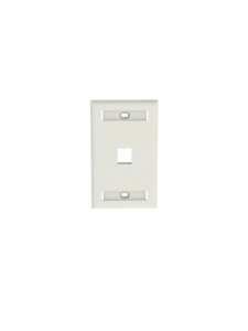PANDUIT NK1FWHY - Faceplate de pared / 1 puerto / Color Blanco /La placa frontal NetKey™ es compatible con un módulo Keystone