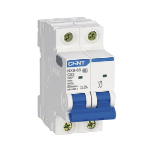 Pastilla para Riel Din, 2 Polo, 63 Amp, Vca:110/415v, 6kA, Catálogo: NXB632PC63.