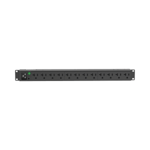 PDU Básico para Distribución de Energía, Enchufe de Entrada NEMA L5-20P, Con 12 Contactos NEMA 5-20R, Instalación Horizontal de 19in, 1UR, 20 Amp, 120 Vca