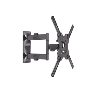 Montaje de Pared Articulado para Monitor de 32-55" / Soporta hasta 27.2 Kg / Vesa 400 x 400 / 100 x 100 / Acero / Separación a Pared de 5 cm a 40 cm